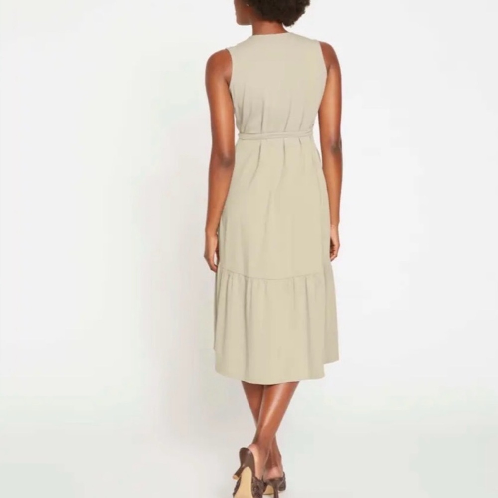 NWT Universal Standard Tiered Twirl Jersey Wrap Dress sz 4XS